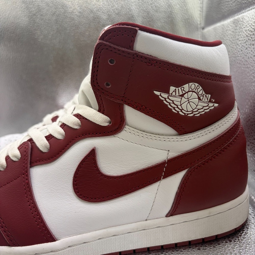 Size 11.5 Nike Air Jordan 1 Retro High OG Team Red White Mens Shoes DZ5485-160 - Picture 6 of 13
